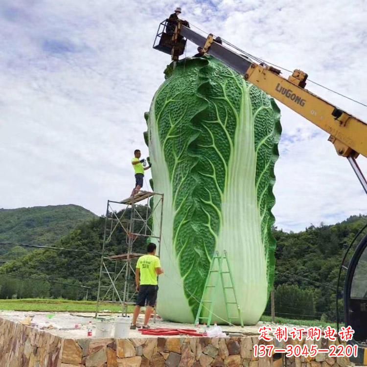 厦门白菜石雕凳给您的景观增添一份精致