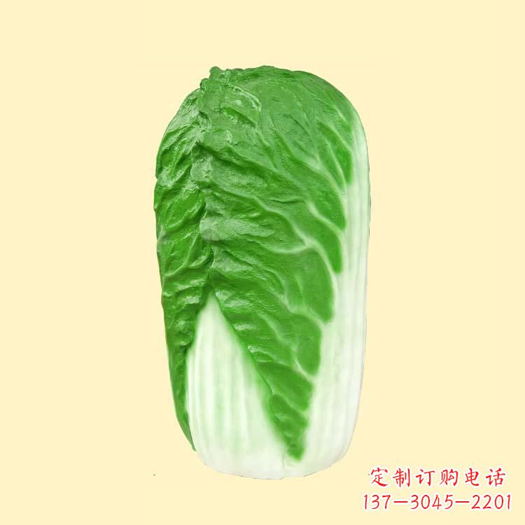 厦门玻璃钢大白菜雕塑