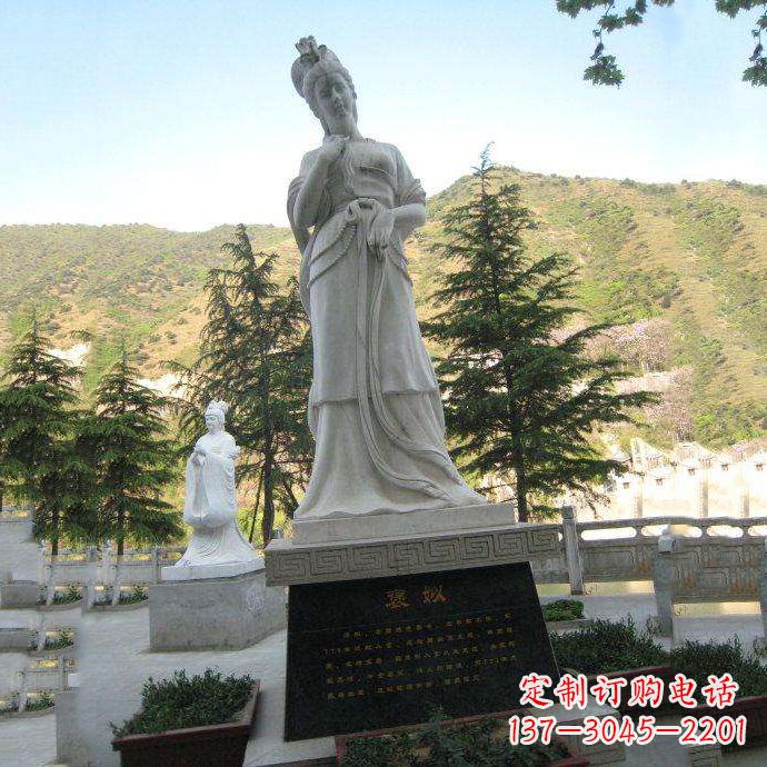 厦门传承中国古代美女——褒姒雕像