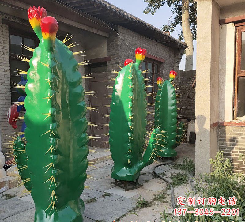 厦门仙人掌雕塑玻璃钢的艺术精品