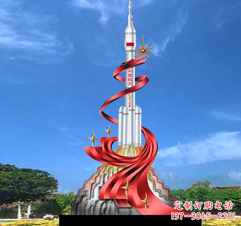 厦门嫦娥飞天——不锈钢嫦娥雕塑