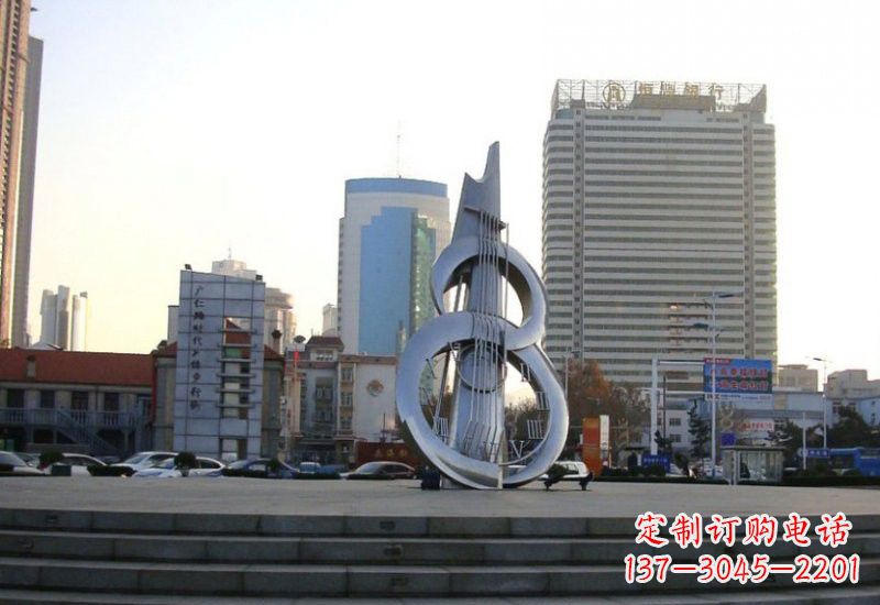 厦门不锈钢吉他雕塑