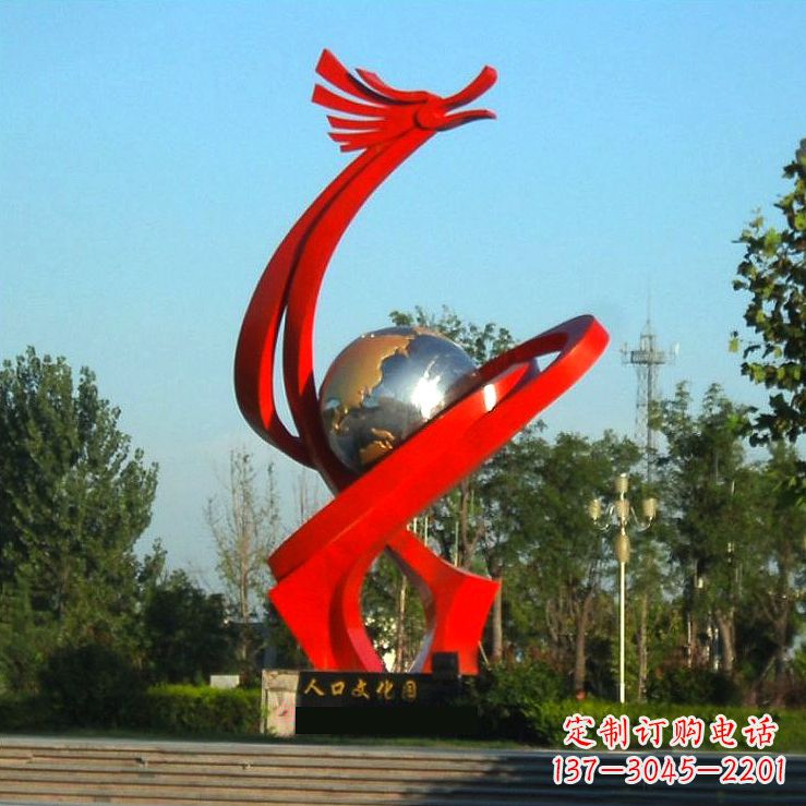 厦门不锈钢抽象龙形景观雕塑-城市园林公园广场创意景观