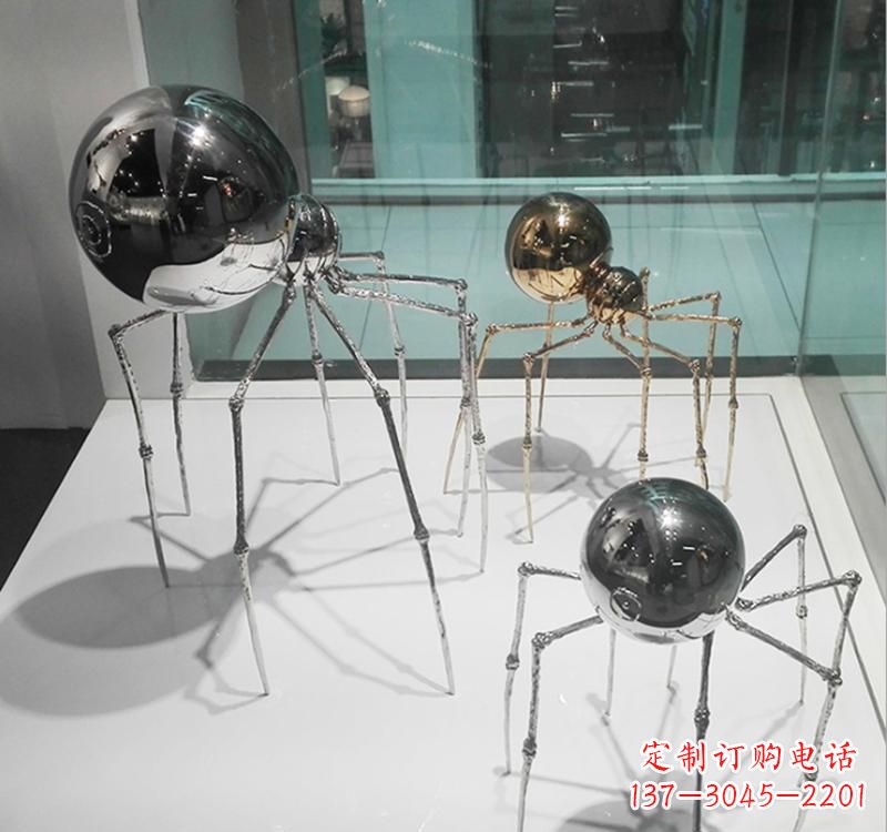 厦门不锈钢蜘蛛侠雕塑