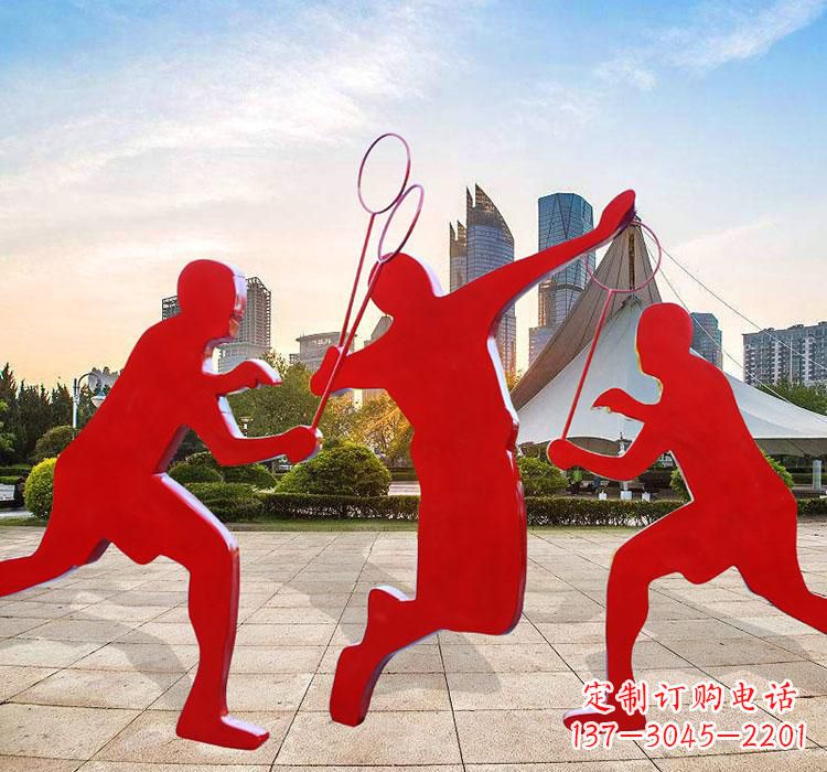 厦门不锈钢羽毛球雕塑艺术与运动的完美结合