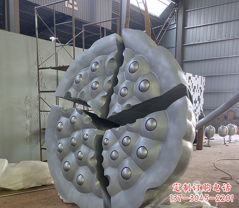 厦门不锈钢莲蓬景观雕塑