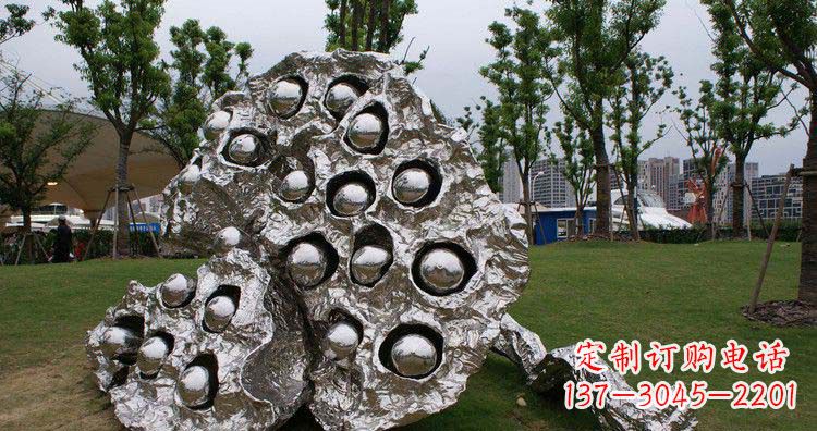 厦门不锈钢莲蓬景观雕塑1