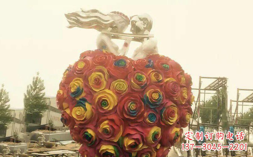 厦门不锈钢情侣结婚雕塑