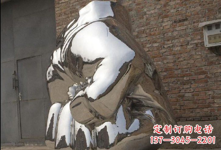 厦门不锈钢拳头雕塑