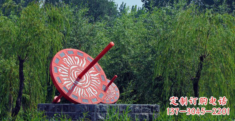 厦门不锈钢日晷校园雕塑点亮校园时光