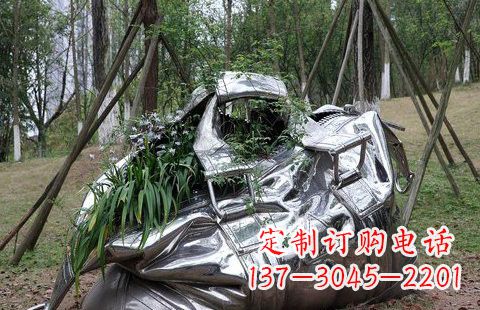 厦门不锈钢手提包雕塑2