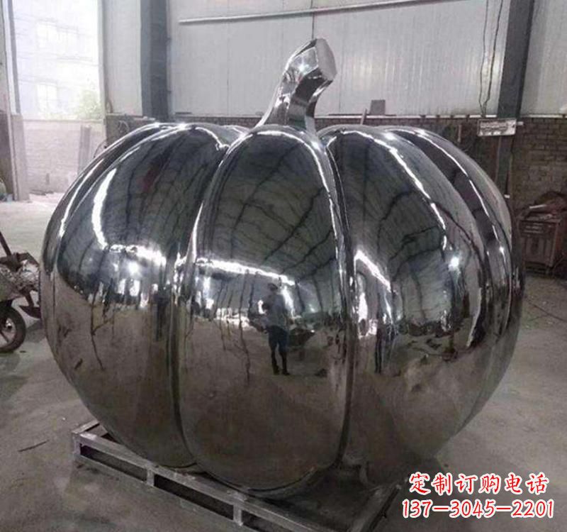 厦门不锈钢蔬菜南瓜雕塑