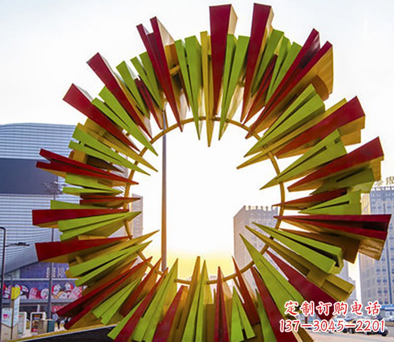 厦门绚烂太阳,精美不锈钢太阳花雕塑