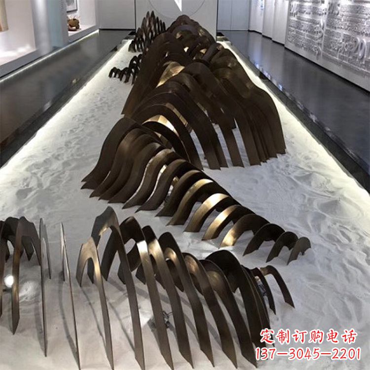 厦门不锈钢铁艺假山造型景观雕塑