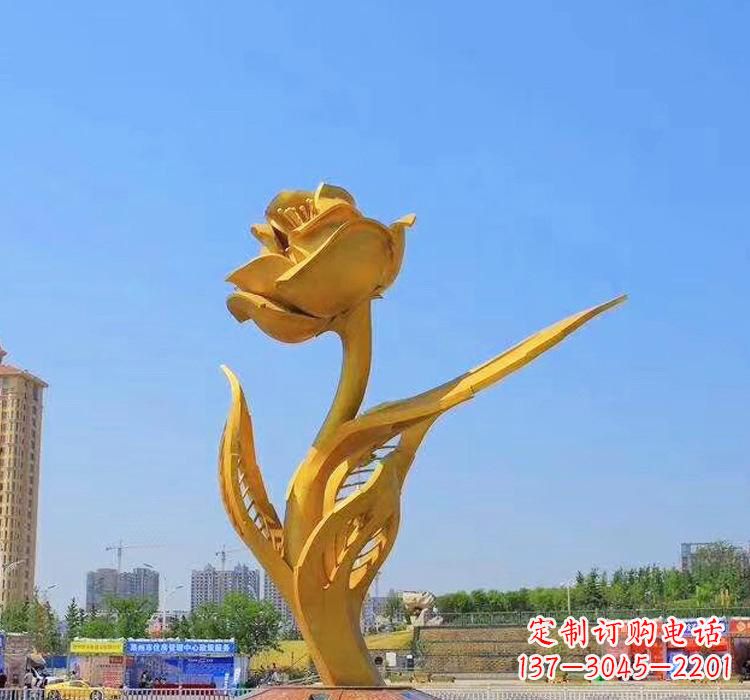厦门精美不锈钢紫荆花雕塑