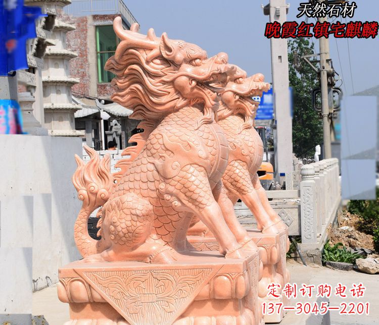 厦门麒麟雕塑——美丽的晚霞之赞