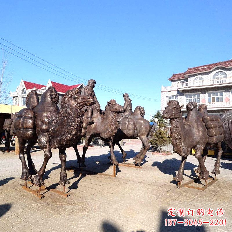 厦门茶马古道骆驼队情景雕塑