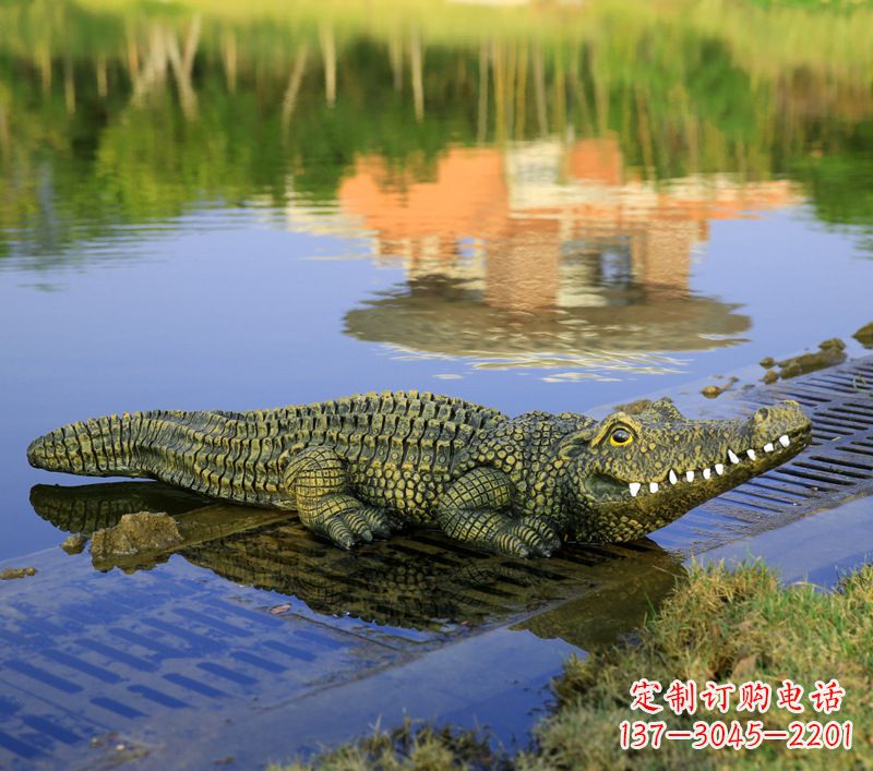 厦门玻璃钢水池雕塑——池塘水景的精美装饰