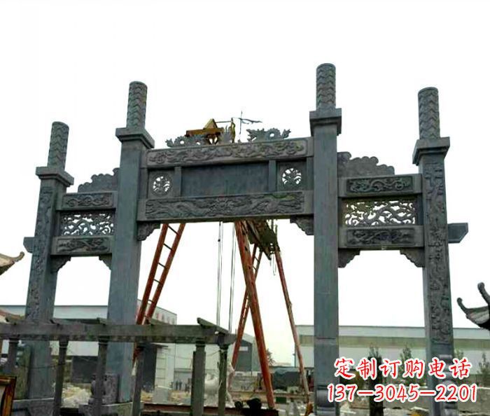 厦门村庄牌坊雕塑传承历史文化