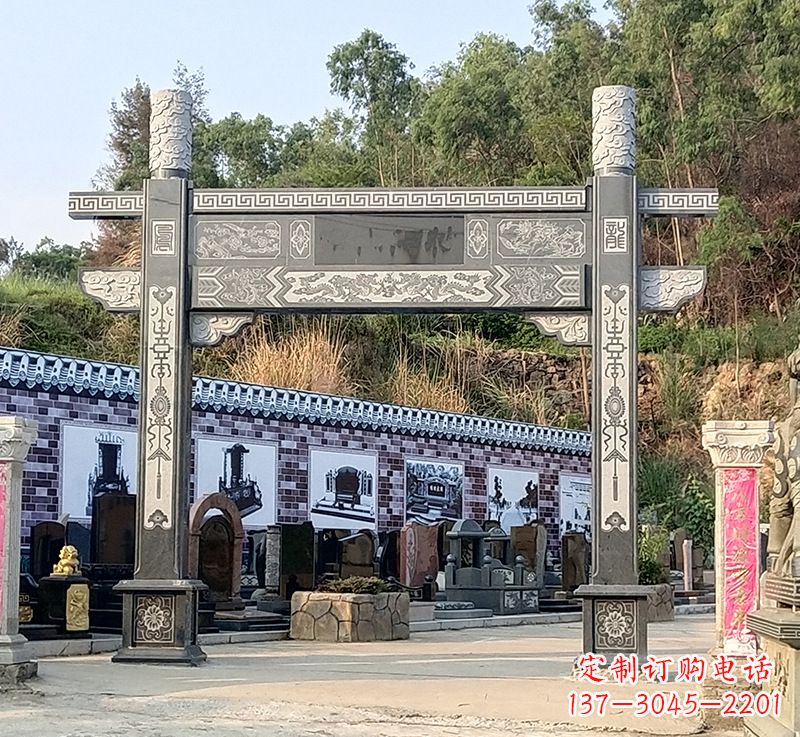 厦门村庄石雕牌坊