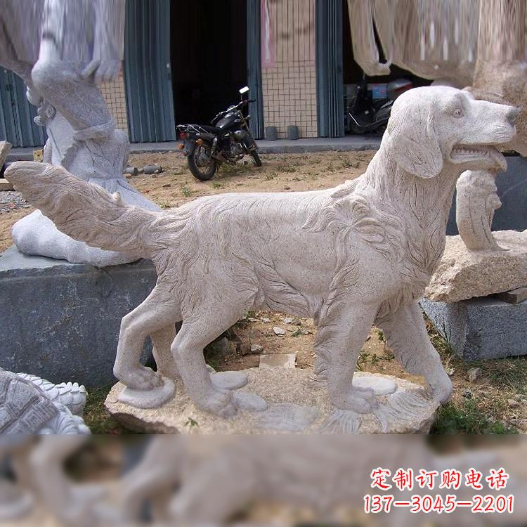 厦门大理石狗雕塑