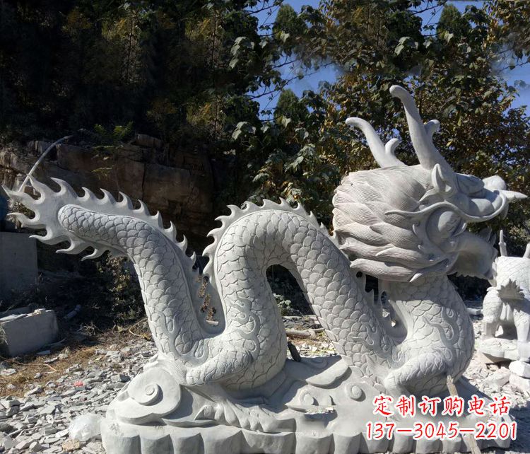厦门大理石龙雕塑