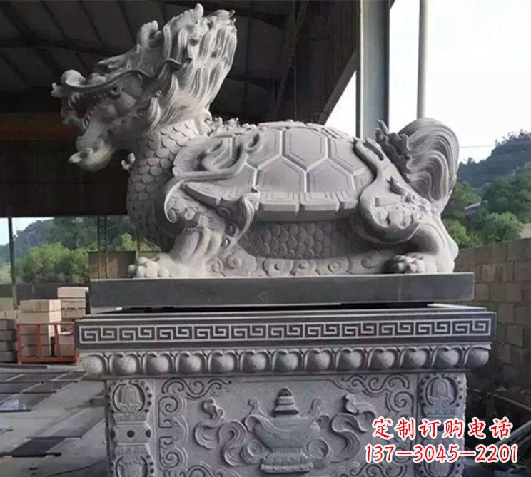 厦门大理石龙龟石雕