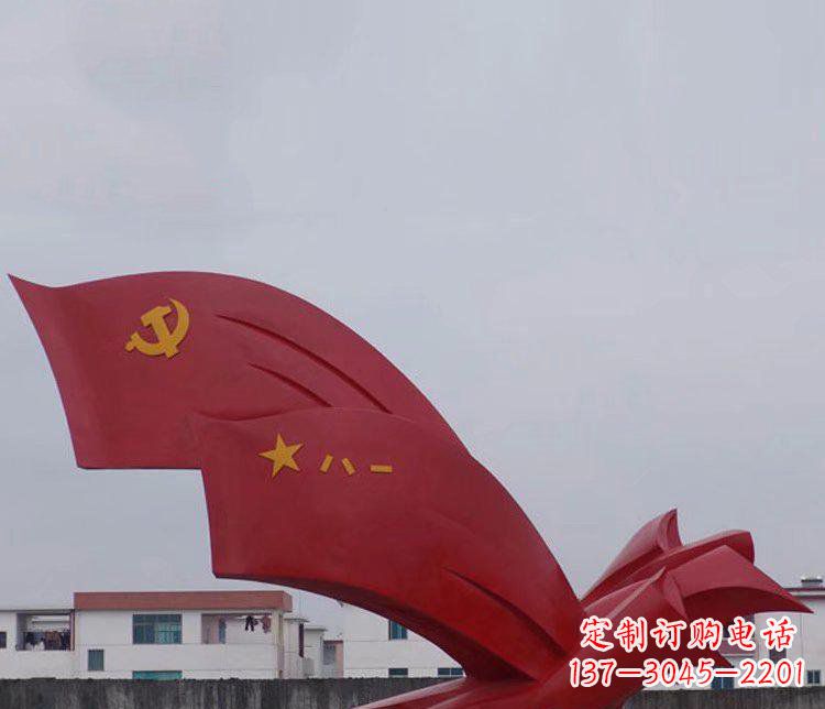 厦门精致可靠的不锈钢党旗雕塑