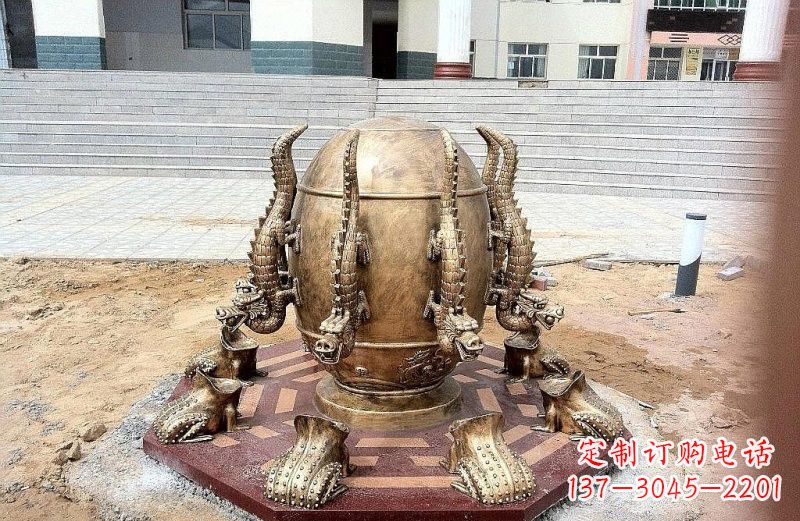 厦门地动仪铜雕