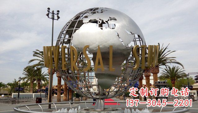 厦门地球广场不锈钢雕塑