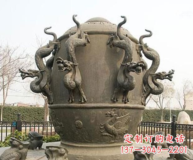 厦门地动仪景观铜雕