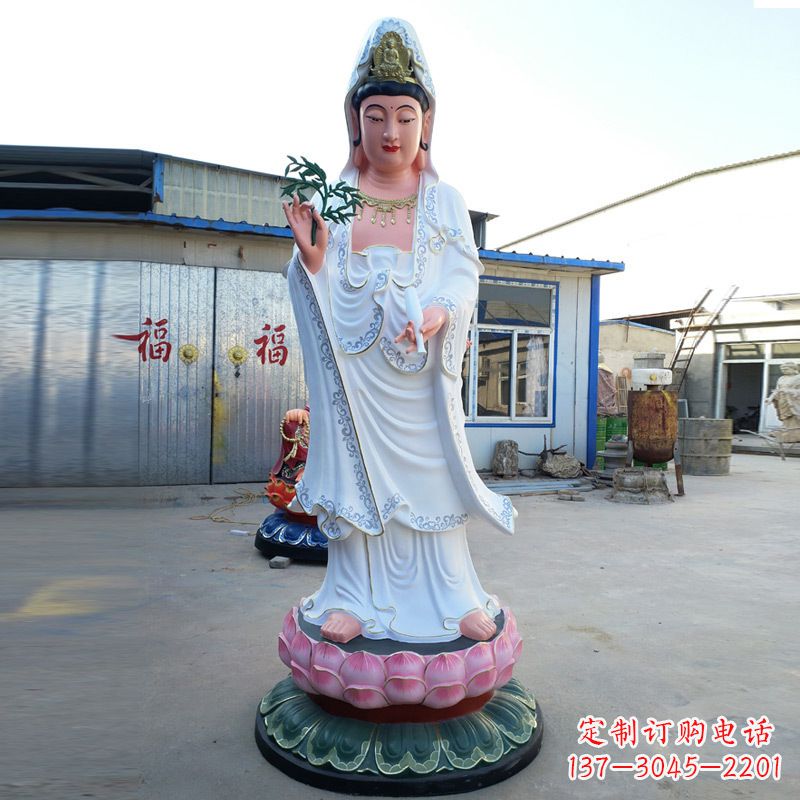 厦门滴水观音玻璃钢彩绘雕塑