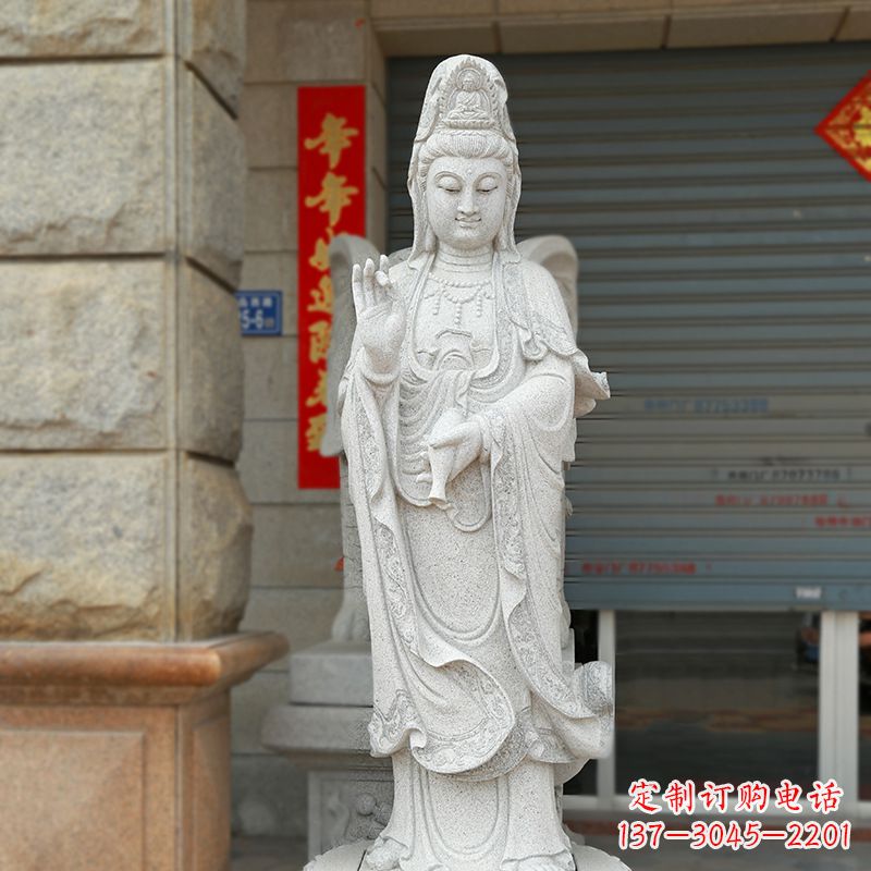 厦门滴水观音青石佛像雕塑