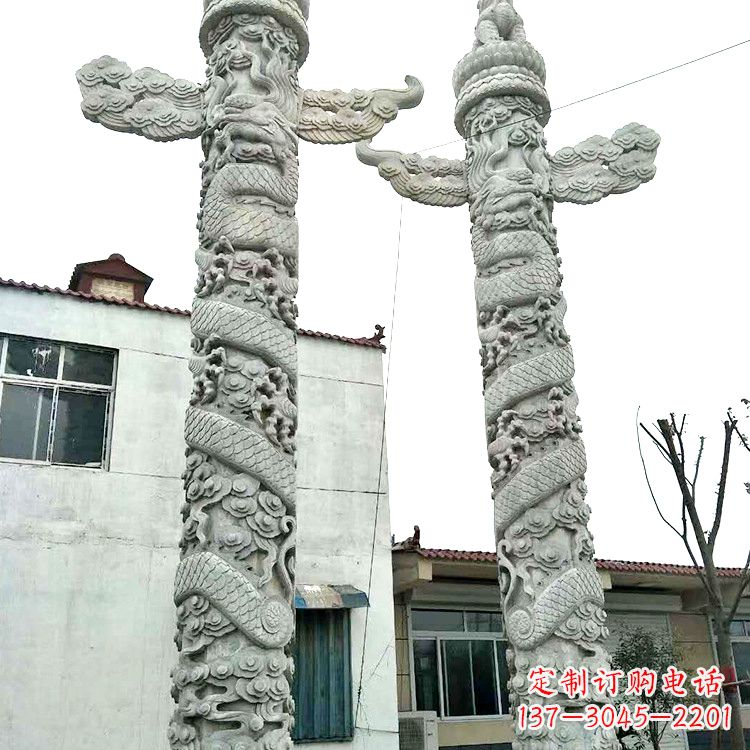 厦门精美华表雕塑 别具风格