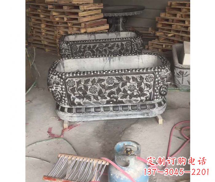 厦门仿古石水缸雕塑