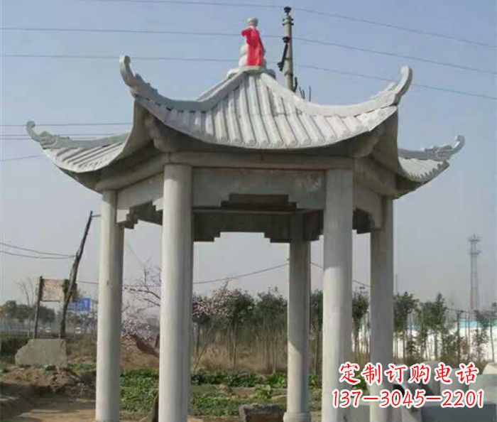 厦门典雅的仿古凉亭石雕