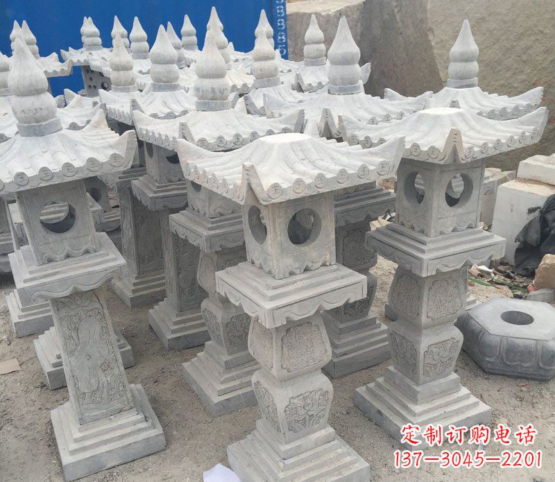 厦门仿古石灯园林景观石雕