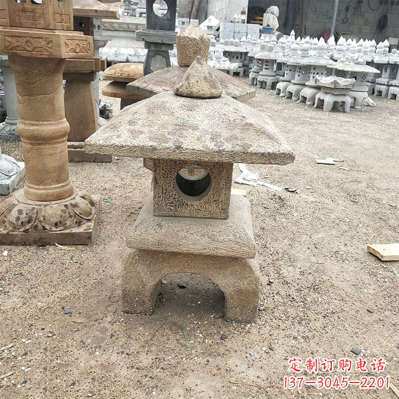 厦门仿古石雕灯笼
