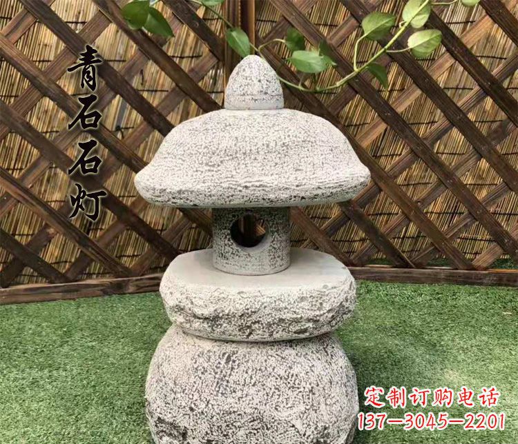 厦门精美仿古石灯公园照明灯石雕
