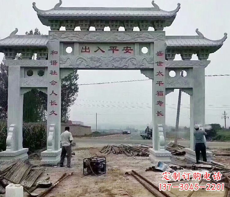 厦门仿古石牌坊石雕