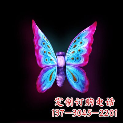 厦门璀璨发光蝴蝶雕塑