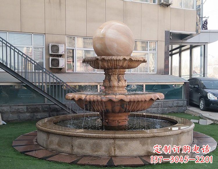 厦门风水球喷泉石雕 (2)