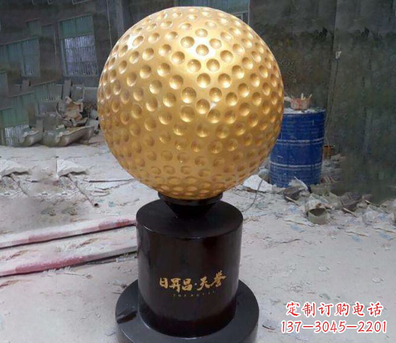 厦门精致高尔夫球铜雕