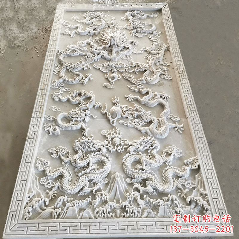 厦门九龙壁装饰高浮雕雕塑