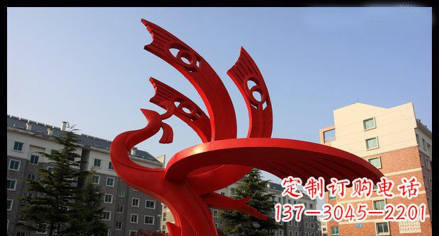 厦门不锈钢凤凰雕塑