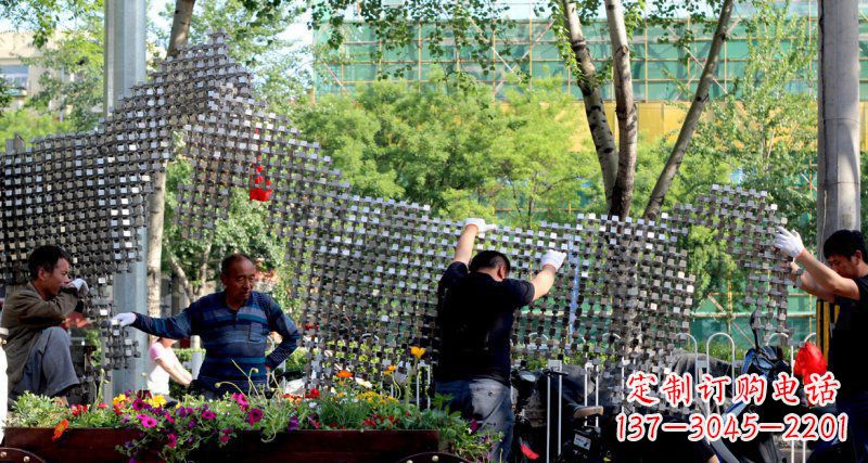 厦门中领雕塑 - 动物抽象不锈钢雕塑