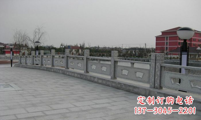 厦门公园仿古石栏板 (2)