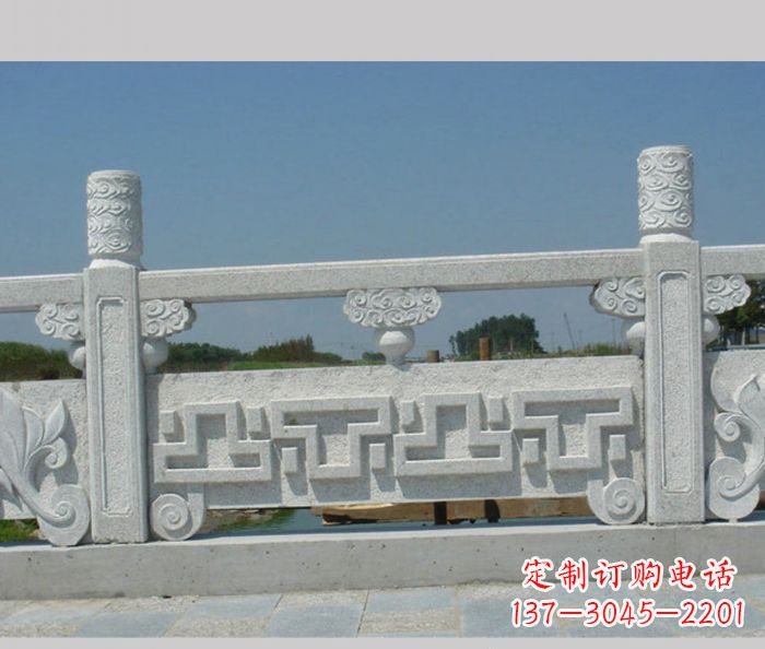 厦门公园景观大理石栏板雕塑