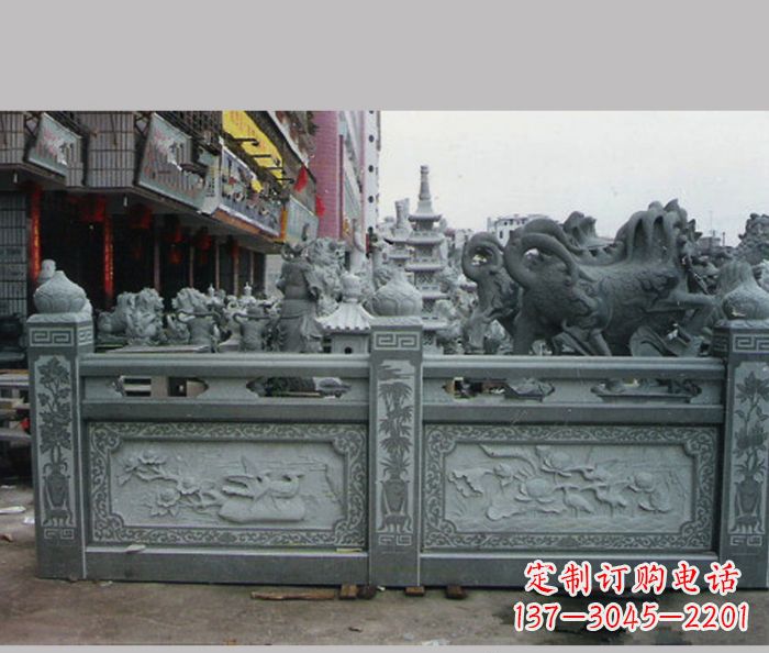 厦门高档仿古石栏板雕塑
