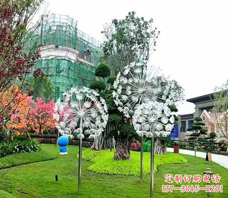 厦门公园蒲公英雕塑